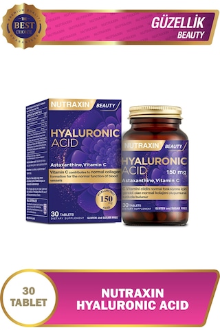 Nutraxin Beauty Hyaluronic Acid 30 Tablet