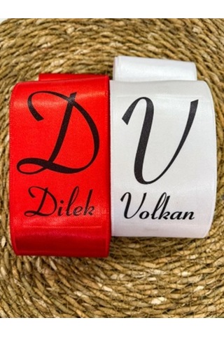 Gelin Damat Isimli Tören Takı Kurdelesi 2 Adet B-33