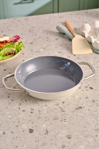 Karaca x Refika Swiss Crystal Creamy Metal Sahan 20 Cm