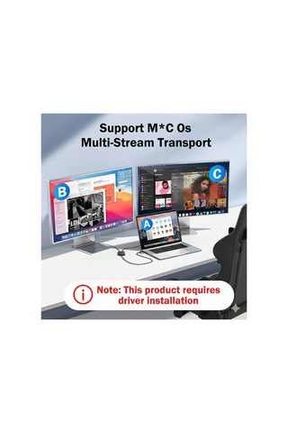 Lemorele Hd10, 2 İn 1 Usb Ve Type-c Girişli, Çift Hdmı 1080p 60hz Görüntü Aktarıcı Çoklayıcı Çoğaltıcı Hub