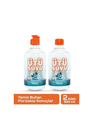 Zahmetsiz, Kolay Ve Hızlı Ütüleme 2 Adet 500 Ml - Ütü, Buhar Kazanlı Ütü Ve Kırışık Giderici Ütüler Için Zahmetsiz, Kolay Ve Hızlı Ütüleme %0 Kimyasal