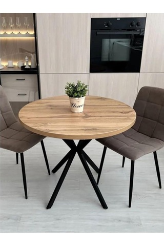 Tr 90 Çap Atlantik Çam Yuvarlak Masa 7001 Diğer