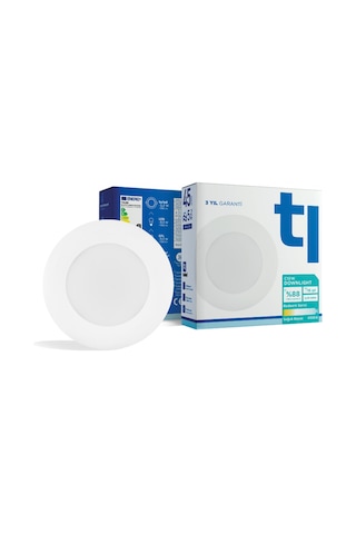Redeem C10W Downlight, Titreşimsiz, Göz Konforu, 588 Lümen, Soğuk Beyaz, 6500 Kelvin Beyaz