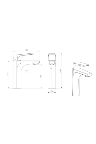 Stormm Lavabo Bataryası Orta Boy Krom