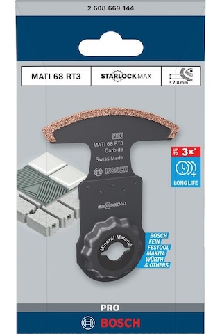 Bosch Pro Matı 68 Rt3 Derz Bıçağı Starlockmax 2608669144
