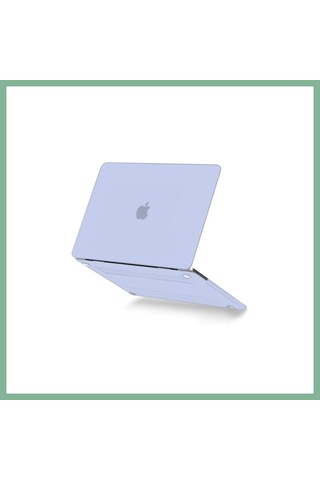 Bşkvirgo Apple Uyumlu MacBook Pro 13 2021 Apple Uyumlu MacBook Buzlu Kapak - Lila Bsk2026