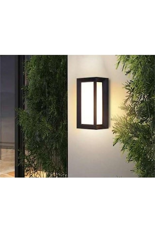 Bahçe Aydınlatması Led Işık 25cm 12w Gün Işığı 3000k Zita Ultra Bahçe Duvar Aplik Su Geçirmez Diğer
