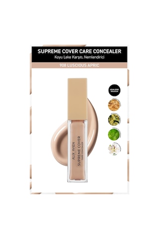 Alix Avien Kalıcı Nemlendirici Hücre Onarıcı Leke Karşıtı Kapatıcı Supreme Cover Concealer 908 Luscious Apric