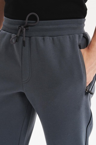 Ar-ma Erkek Örme 3 İplik Kumaş Dar Paça Eşofman Altı Regular Fit Lastikli Bel %70 Pamuk %30 Polyester K30174681602 Gri-g3 gri