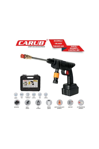 Şarjlı Ve Yüksek Basınçlı Oto Yıkama Ve Sulama Tabancası Br0922536