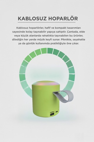Bluetooth Hoparlör Sd Usb Destekli Taşınabilir Speaker D24