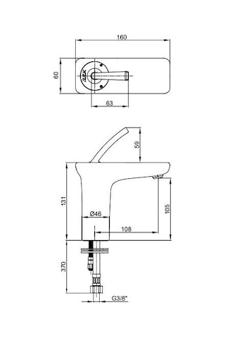 Eca Novita Lavabo Bataryası 102108925H