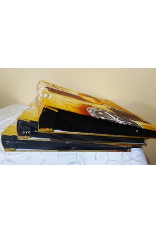 10x15 Cm 4x6 Fotoğraf Resim Albümü 600'lük Gramafon Desenli