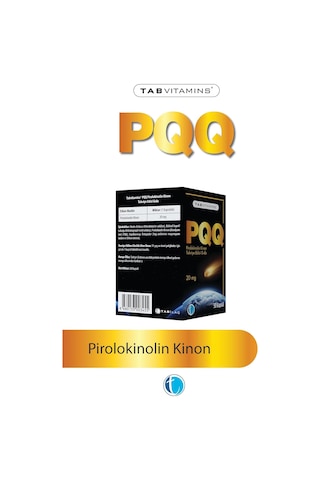 Tabvitamins Pqq Pirolokinolin Kinon 20 Miligram 30 Kapsül