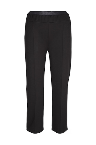 Hesna Kadın Nazlı Kışlık Büyük Beden Astarsız Siyah Pantolon