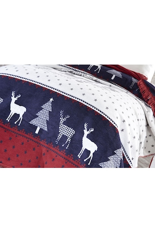 Dolce Bonita Home Tek Kişilik Pamuklu Battaniye Bonheur