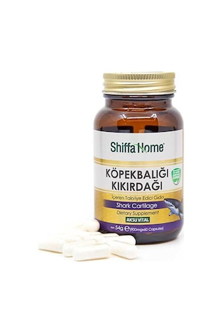 Aksu Vital Köpek Balığı Kıkırdağı Shark Cartilage Köpekbalığı Kıkırdağı 60 Kapsül