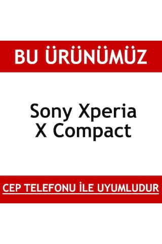 Sony Xperia X Compact Kırılmaz Ekran Koruyucu Temperli Cam
