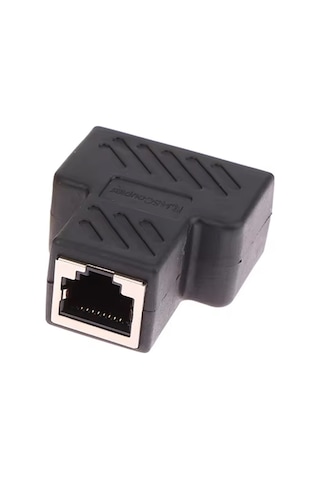 Ethernet Kablosu Adaptörü, Ethernet Rj45 To 2x Çoklayıcı Dişi Splitter Adaptör, Yüksek Hızlı Rj45 Çoğaltıcı