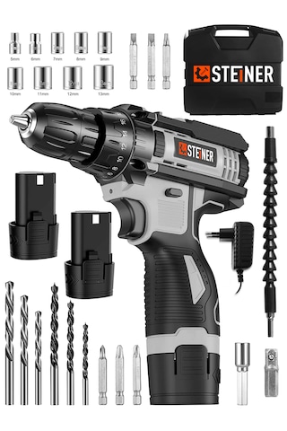 Steiner AR-128VF Li-ion G Çift Akülü Şarjlı Vidalama