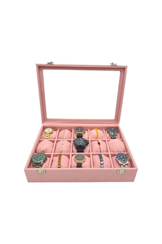 Saat Kutusu 15 Li Pembe Spesiyal Lüks Pembe