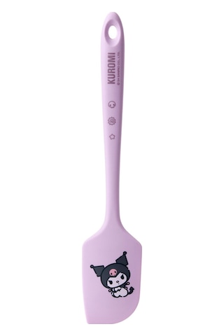 Skycity Sanrio Lisanslı Pasta Krema Spatula, Yüksek Sıcaklığa Dayanıklı Silikon, Pasta Hamuru Karıştırıcı, Pişirme Aracı Mor, 5.5 28cm Diğer