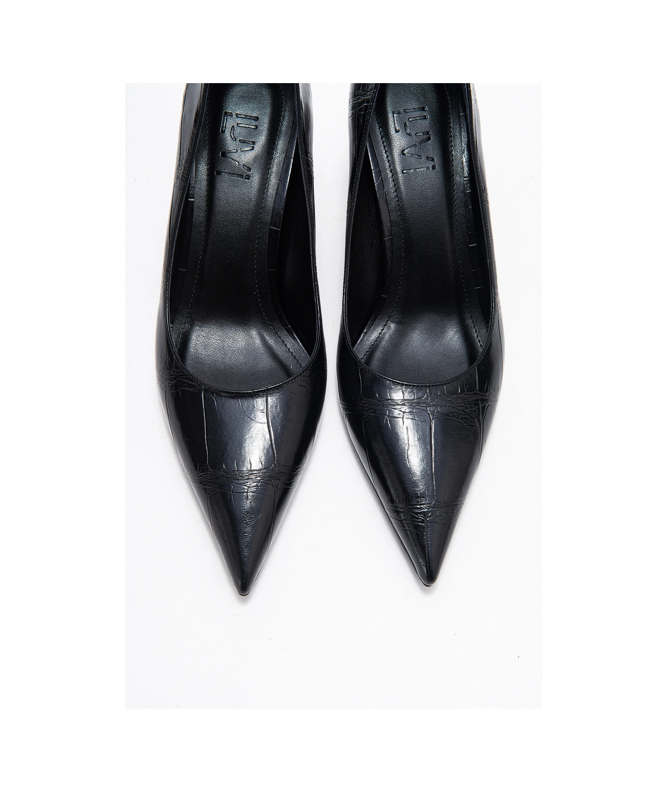 Marcus Siyah Baskı Kadın Topuklu Ayakkabı Siyah