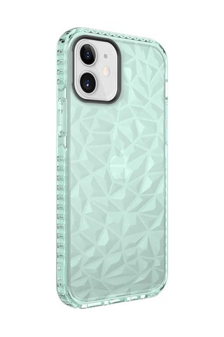 Apple Uyumlu iPhone 12 Kılıf Zore Buzz Kapak Yeşil