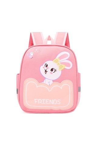 Korean Kids Nylon Custom Printed Regular Toddler Backpacks Kindergarten Ahşap