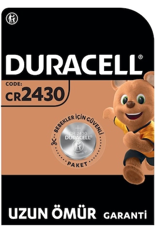 Duracell Özel 2430 Lityum Düğme Pil 3V (DL2430/CR2430)