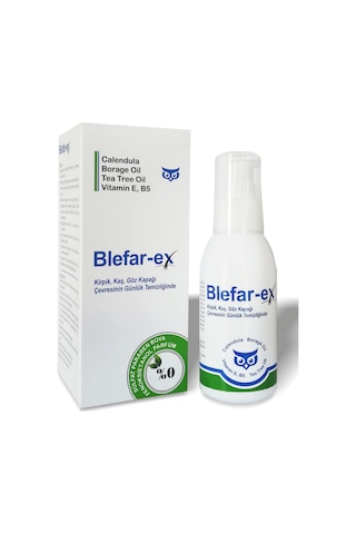 Blefarex Çay Ağacı Yağı İçeren Göz Çevresi ve Yüz Temizleme Jeli 100 ML