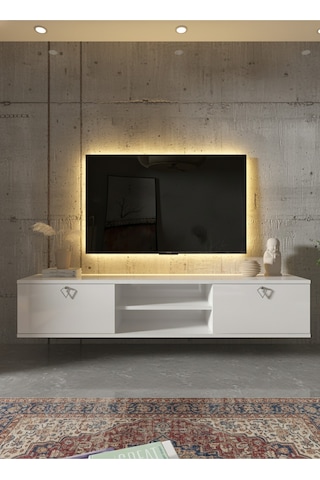 Resital Tv Ünitesi S1835-1 Beyaz Beyaz