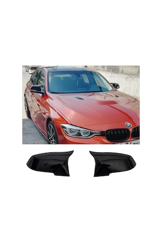 Bmw F30 M3 Tırnaklı Batman Yarasa Ayna Kapağı Piona Black Abs 2012-2018