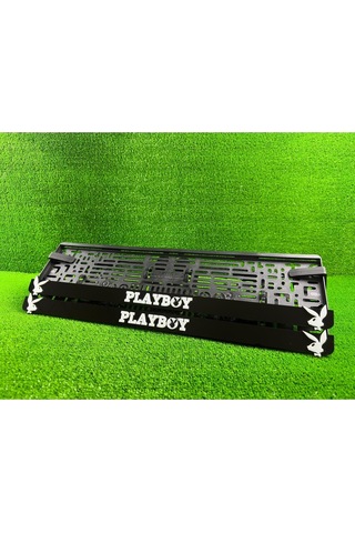 Plakam54 Playboy Siyah 3d Pleksi Araba Plakalığı