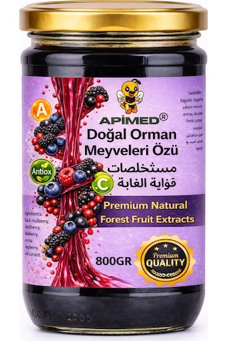 Karışık Orman Meyvesi Özü 800gr Böğürtlen, Yaban Mersini, Frambuaz,ahududu,frenk Üzümü,aronya