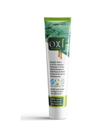 Oxi Natural Bitki İçerikli Mineralli Diş Macunu 70 Ml. Temel Bakım