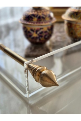 Agbtrend Queen L Tray 6 Kişilik Dekorasyon Ve Sunum Tepsisi Çok Renkli