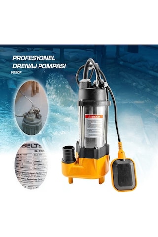 German 1.5 Hp Bakır Sargı Paslanmaz Foseptik Dalgıç Pompa Kirli Su Dalgıç 1.5 Inç