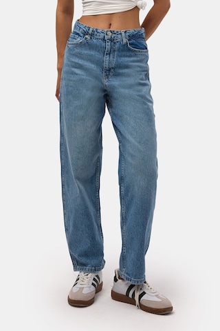it's basic Kadın Mavi 4s6-4 Relax Fit Esnek Kumaş Denim Jean