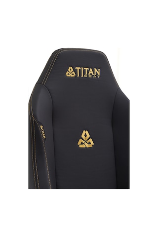 Titanseat Throne Leather Gold Oyuncu Koltuğu Gold