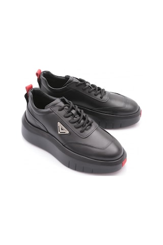 Dgn 19551 Erkek Casual Ayakkabi Siyah Antik