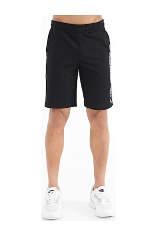 Air Jones Tommy Life Alva Siyah Baskılı Erkek Şort - 81245 Siyah