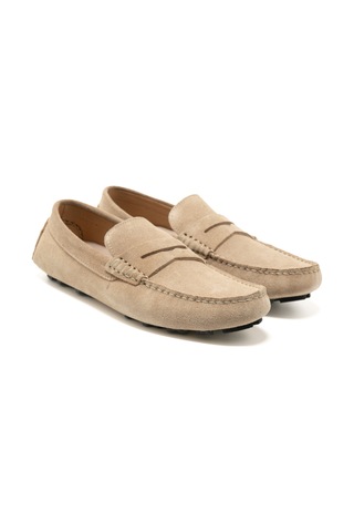 Biscuit Süet Oxford Klasik Erkek Tz-14553 John May Bisküit Süet Acı Kahverengi