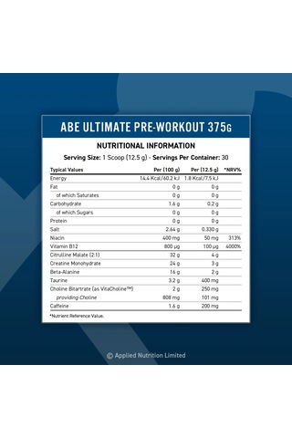 Applied Nutrition Abe Preworkout 30 Servis Karışık