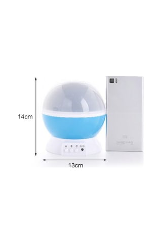 Xiyyadms Renkli Dönen Güneş Sistemi Projeksiyonu Led Gece Lambası - Pembe Pil Yok, Usb İle Çalışır Diğer
