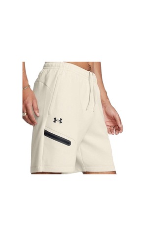 Under Armour Unstoppable Flc Shorts Erkek Şort 1379809-110 Beyaz