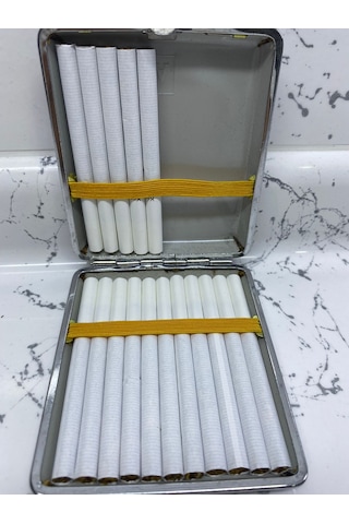 Metal Deri Sigara Tabakası, Sigara Kutusu N11.1336