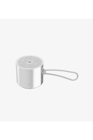 Linktech Ekstra Bass Bluetooth Hoparlör - Gümüş - Linktech L208 Mini Taşınabilir Kablosuz Hoparlör