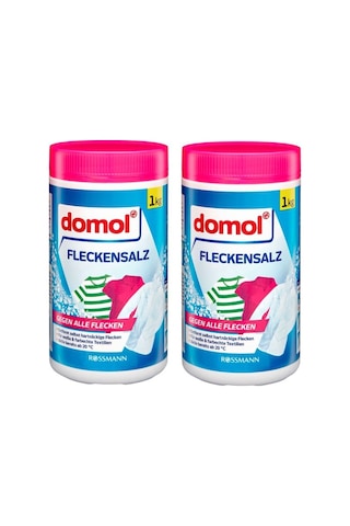 Domol Fleckensalz Renkli ve Beyaz Toz Leke Çıkarıcı 2 x 1 KG