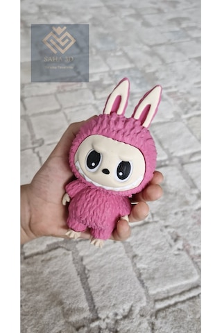 Labubu Figür Pembe Renk 11 Cm